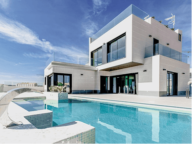 Villa contemporaine avec piscine